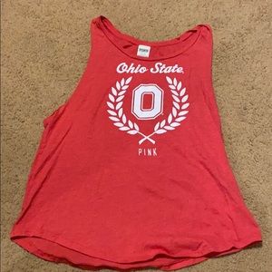 VS Pink Ohio state tank